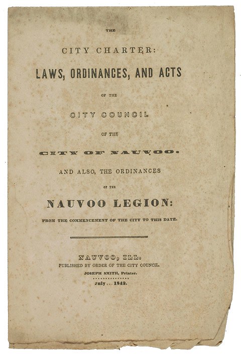 Nauvoo City Charter - Habeas Corpus